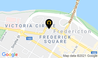 Mcallister George A in Fredericton map