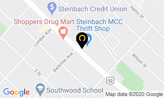 Mcc Hardware Shop in Steinbach map