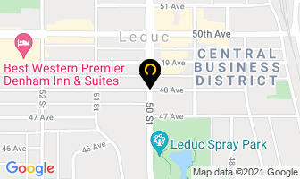 Mcdonald Agri-Services Ltd in Leduc map