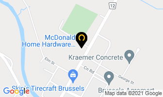 Mcdonald Home Hardware Building Centre in Huron East map
