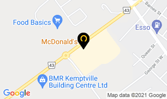 Mcdonald's in Kemptville map