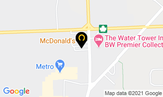 Mcdonald's in East Angus map