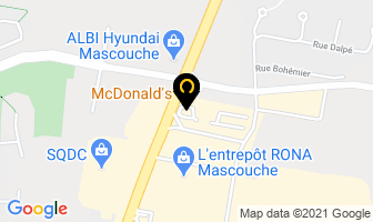 Mcdonald's in Mascouche map