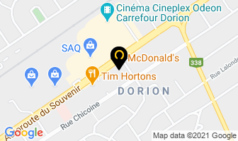 Mcdonald's in Vaudreuil-Dorion map