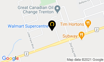 Mcdonald's in Quinte West map