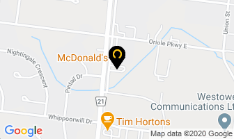 Mcdonald's in Flin Flon map
