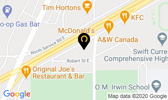 Mcdonald's in Swift Current map