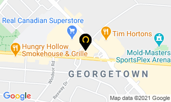 Mcdonald's in Halton Hills map