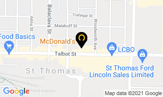 Mcdonald's in Baie-Comeau map