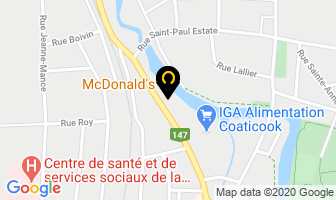 Mcdonald's in Coaticook map
