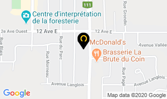 Mcdonald's in La Sarre map