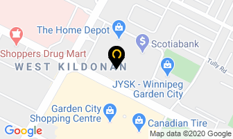 Mcdonald's in Winnipeg map