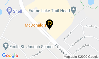 Mcdonald's in Yellowknife map