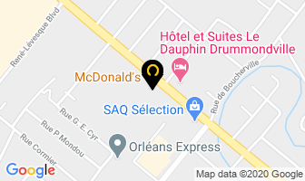 Mcdonald's in Drummondville map