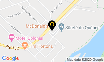 Mcdonald's in Rimouski map