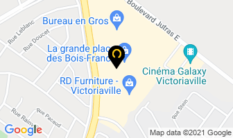 Mcdonald's in Victoriaville map