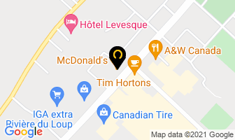 Mcdonald's in Rivière-du-Loup map