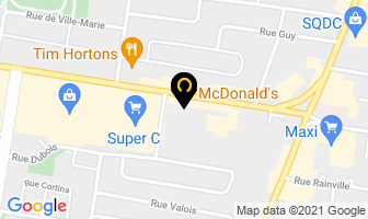 Mcdonald's in Saint-Hyacinthe map