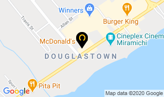 Mcdonald's in Miramichi map