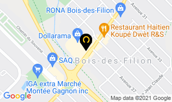 Mcdonald's in Bois-des-filion map