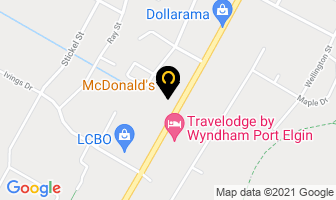 Mcdonald's in Waterford map