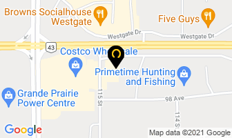 Mcdonald's in Grande Prairie map