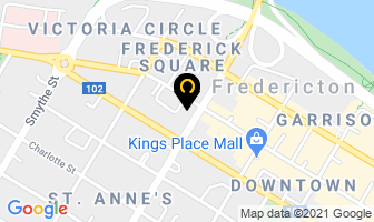 Mcginnis Landing in Fredericton map