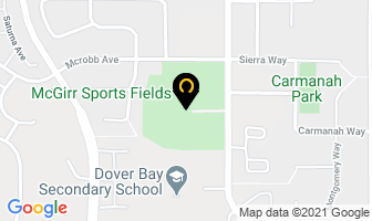 Mcgirr Sports Fields in Nanaimo map