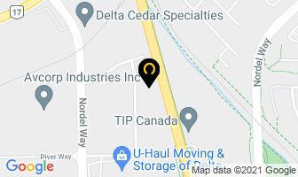 Mcilveen Lumber Industries Ltd in Delta map