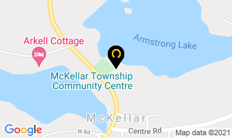 Mckellar Township Public Library in Parry Sound District map