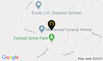 Mckenna Funeral Home in Yellowknife map