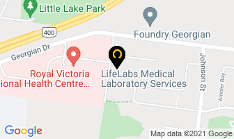 Mckenzie Scott Dr in Barrie map