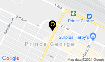 Mclauchlan Douglas A in Prince George map