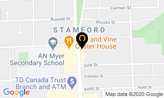 Mcleod Dental Care in Niagara Falls map