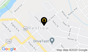 Mcphail & Perkins Funeral Home in Renfrew map