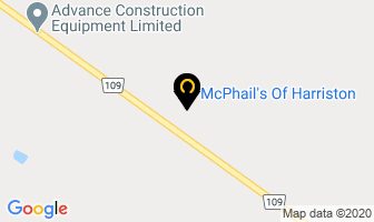 Mcphail's Of Harriston in Minto map