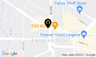 Me-N-Ed's Pizza Parlors in Langley map