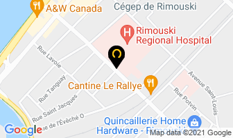 M&eacute;dicobec Inc in Rimouski map