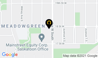 Meadow Green Confectionery in Saskatoon map