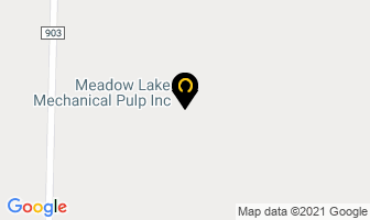 Meadow Lake Mechanical Pulp Inc in Division No. 17 map