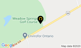 Meadow Springs Golf Course in French River map