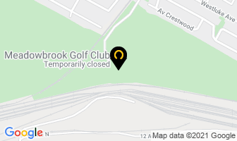 Meadowbrook Golf Club in Brantford map