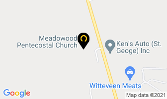Meadowood Pentecostal Church in Hinton map