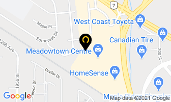 Meadowtown Dental Centre in Vanderhoof map