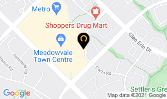 Meadowvale Coin Laundry in Mississauga map