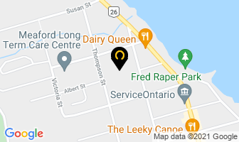 Meaford Factory Outlet in Sutton West map