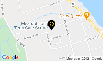 Meaford Long Term Care Centre in Sutton West map