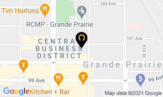 Meals On Wheels in Grande Prairie map