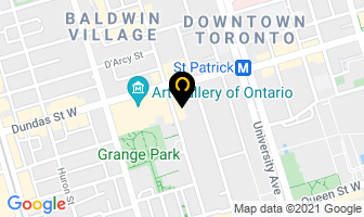 Mean Bao in Orillia map