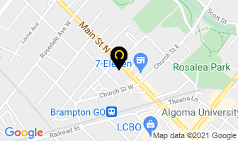 Medallion Properties Rental Office in Brampton map